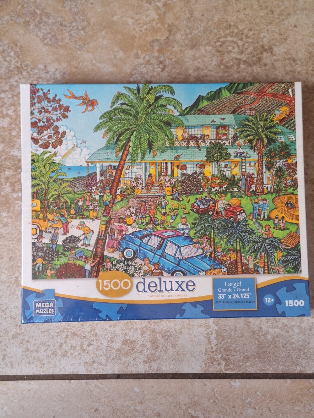 2012 Mega Puzzles Hawaii 1500 Pc Russo Art Puzzle NEW Sealed Collectible